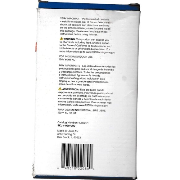 Celebrations LED Mini Lights Wedding Patio Deck 50 Count String 12 Ft Multicolor - Picture 3 of 3